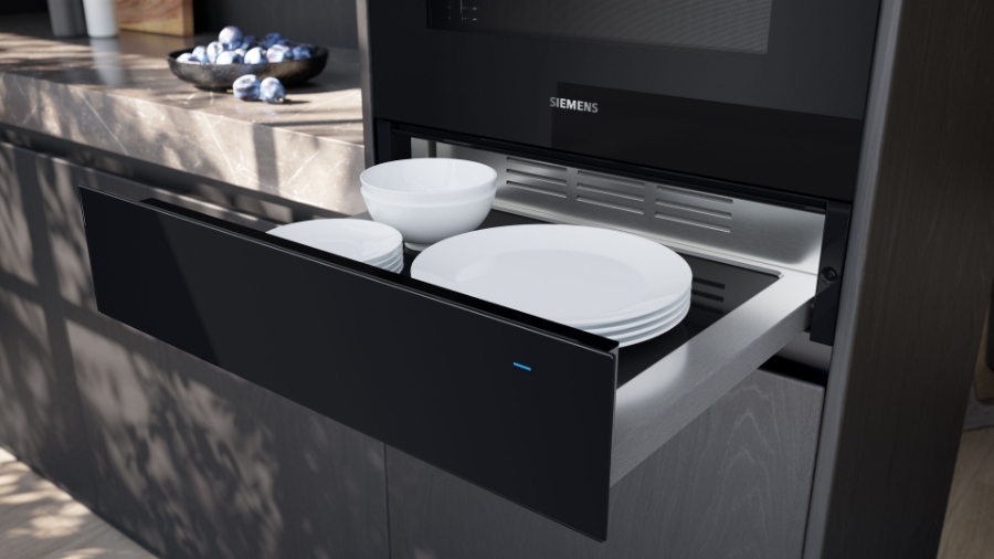 Siemens BI710C1B1 Wärmeschublade  schwarz Edelstahl  