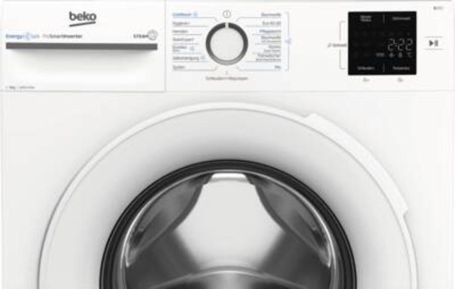 Beko BM3WFU39413W Waschmaschine, 1-9 kg, 1400 U/min weiß 