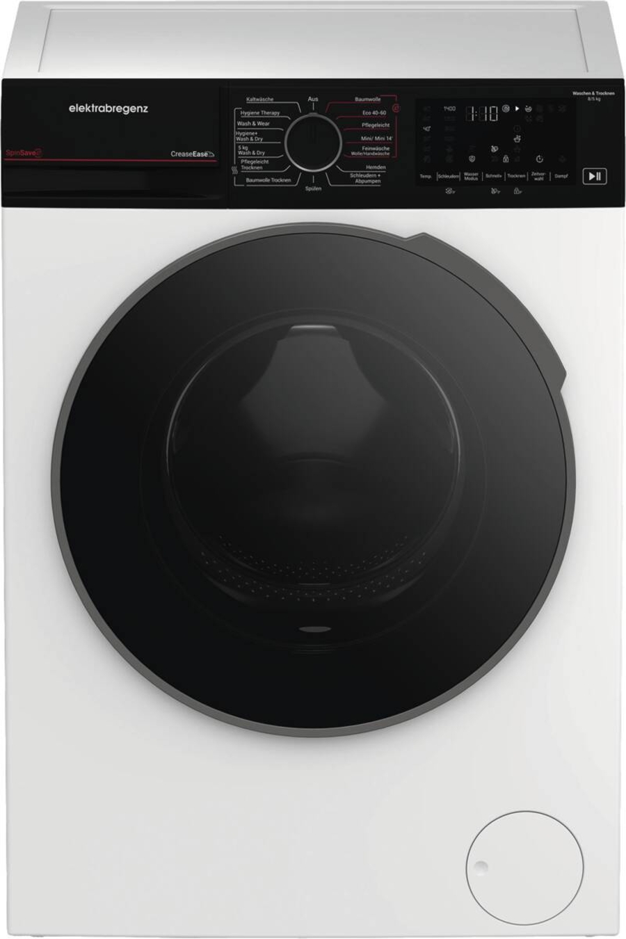 Elektrabregenz WTX 8501 T Waschtrockner 8 kg Waschen 5 kg Trocknen 1400 U/m 
