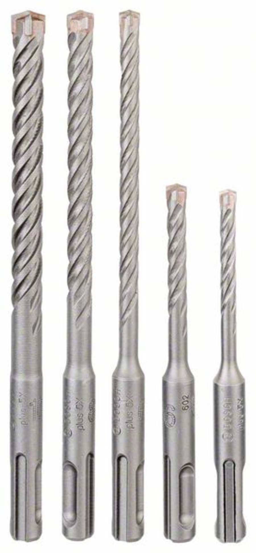 BOSCH Professional PRO SDS plus-5X Hammerbohrer-Set 5/6/6/8/10 mm, 5-tlg.