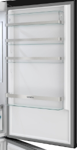 Siemens KG49N4XAF Kühl Gefrierkombination Schwarz gebürstet NoFrost,hyperFresh,