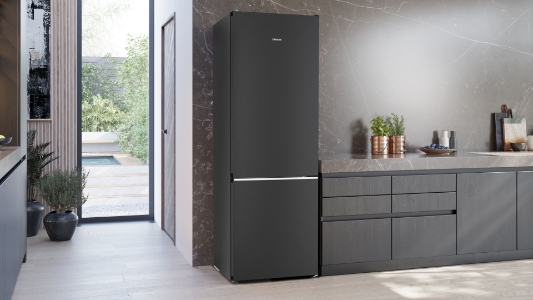 Siemens KG49N4XAF Kühl Gefrierkombination Schwarz gebürstet NoFrost,hyperFresh,