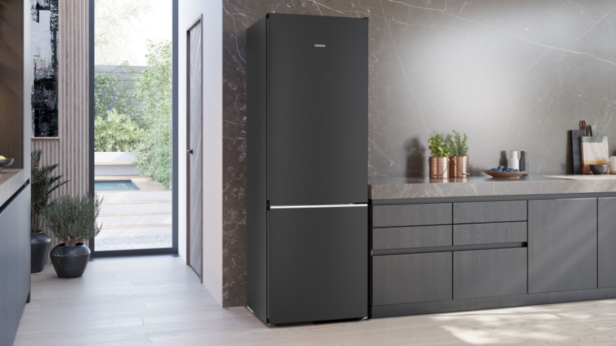 Siemens KG49N4XAF Kühl Gefrierkombination Schwarz gebürstet NoFrost,hyperFresh,