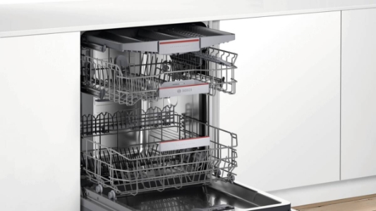 Bosch SBH4ECX28E Geschirrspüler Einba vollintegriert 60 cm mit VarioScharnier(IKEA Küche)