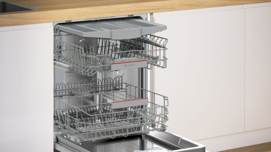 Bosch SBH4ECX28E Geschirrspüler Einba vollintegriert 60 cm mit VarioScharnier(IKEA Küche)