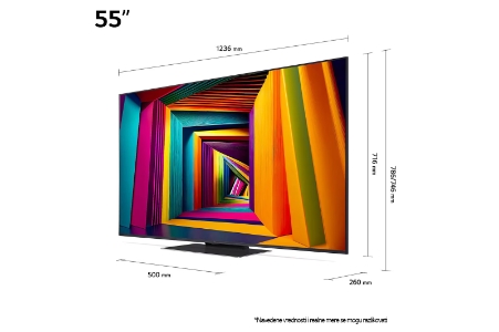 LG 55UT91003LA  55 Zoll 4K UHD Smart TV Fernseher 