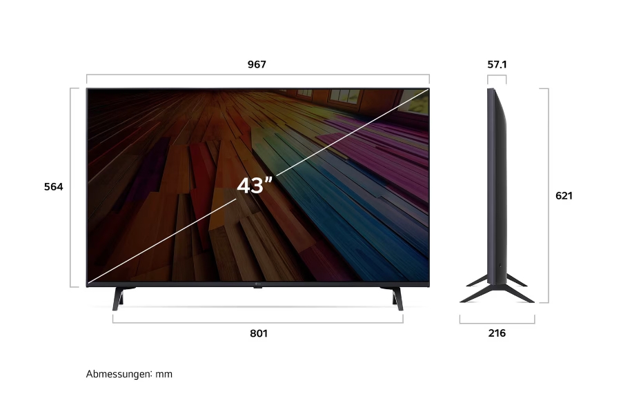 LG 43UT80006LA Fernseher SmartTV UHD 