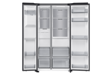Samsung RS70F64KDFEF Side by Side NoFrost 640 Liter Dark Inox ,Festwasser