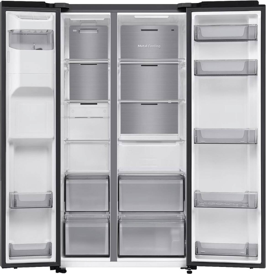 Samsung RS70F64KETEF Side by Side Nofrost  640Liter Edelstahl,Festwasser