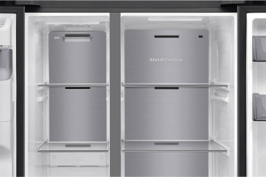 Samsung RS70F64KETEF Side by Side Nofrost  640Liter Edelstahl,Festwasser