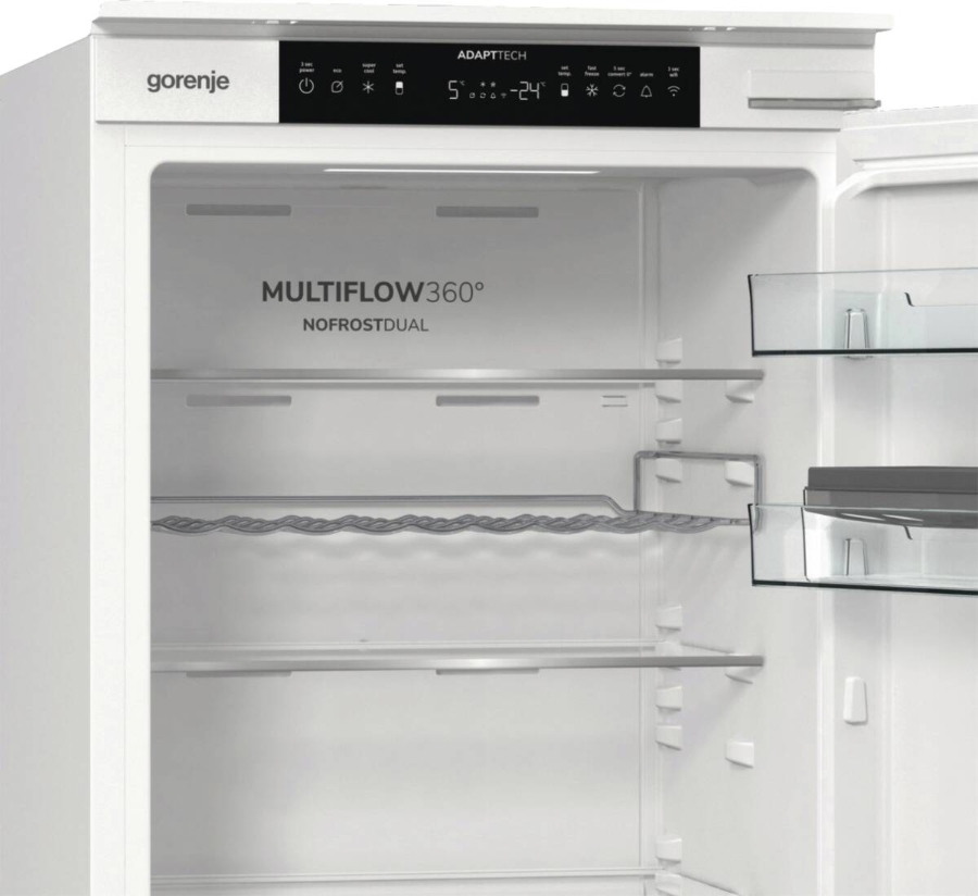 Gorenje NRKI517E61WF Kühl-Gefrierkombination NoFrost 178cm 
