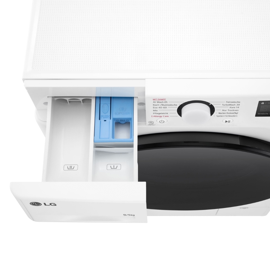 LG V5WD95SLIM  Waschtrockner 9kg Waschen 5 Kg Trocknen 1200 U/Min , Steam  ,Inverter Direct Drive