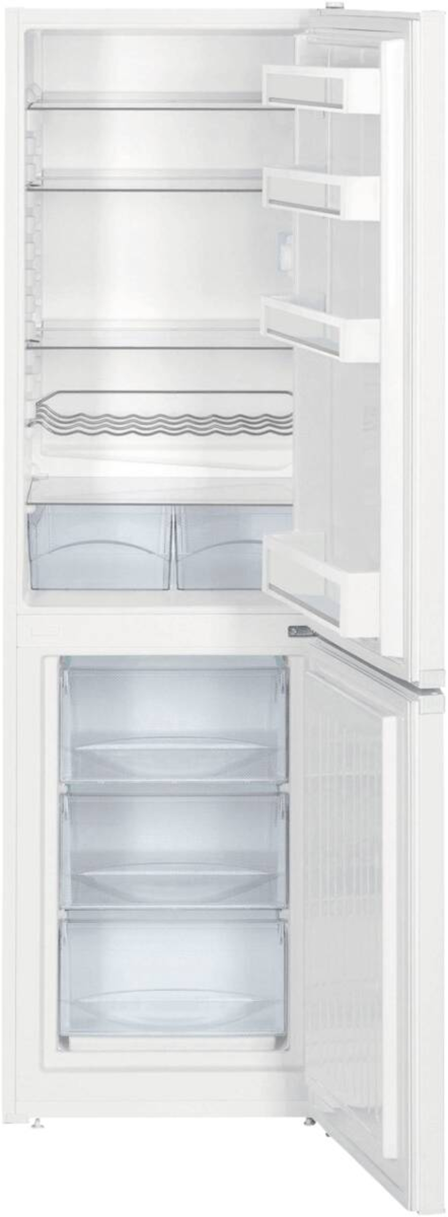 Liebherr CUe 3331-26 Kühl-/Gefrierkombination Stand 296 Liter Weiss