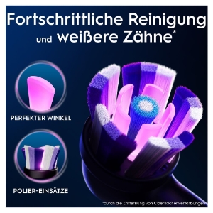 Oral-B Aufsteckbürsten iO Radiant White Schwarz 8er FFU 8700216774192