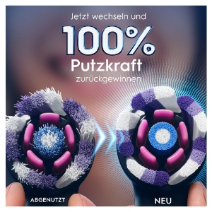 Oral-B Aufsteckbürsten iO Radiant White Schwarz 8er FFU 8700216774192