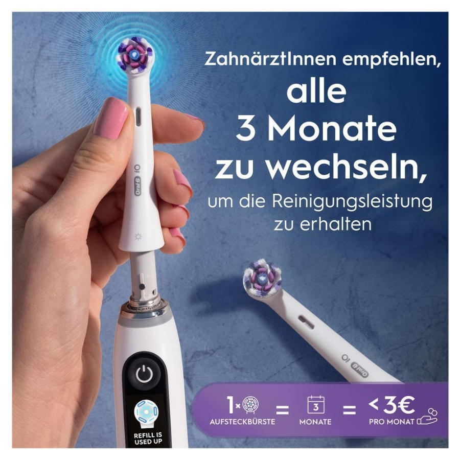 Oral-B Oral-B Aufsteckbürsten iO Radiant White 8er FFU 8700216774352