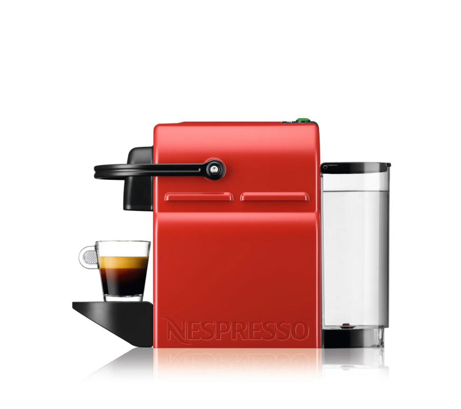 Krups XN1005 Nespresso Kaffeemaschine INISSIA Rot (VPB) Kapselmaschine, verpackungsbeschädigt