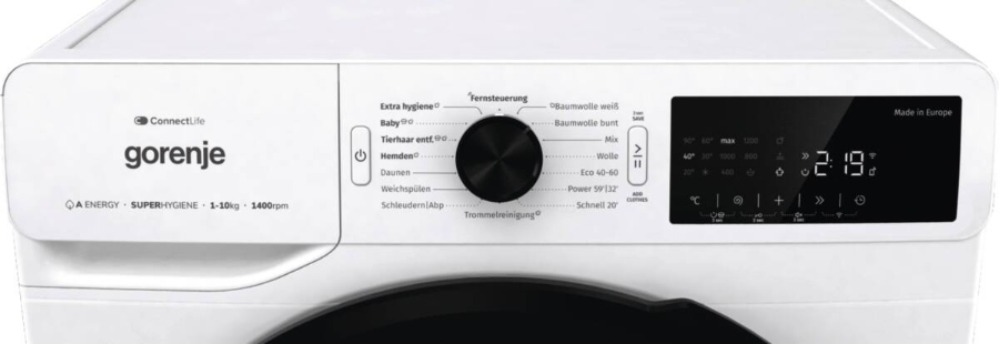 Gorenje WGPNEI14A2DTS Waschmaschine Stand 60 cm 10 kg 