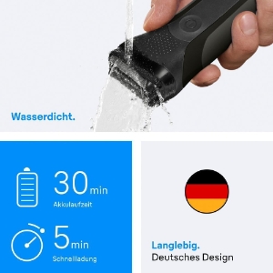 Braun Personal Care Series 3 300 Elektrorasierer, Trockenrasierer 