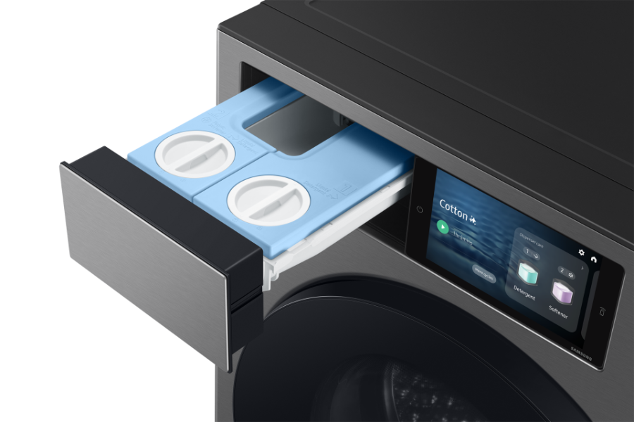 Samsung WF90F09C4SU3 AI Waschmaschine 9kg 1400 U/min Dosierautomatik,App-Steuerung(Wi-Fi),Touchscreen