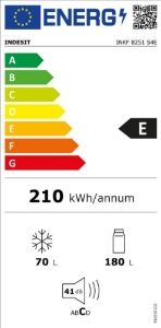 Indesit INKF 8251 S4E  Kühl-Gefrierkombination NoFrost 