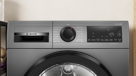 Bosch WQG243DR10 Wärmepumpentrockner, 9 kg, Grau 