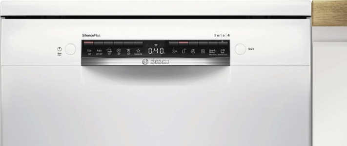 Bosch SMS4EVW08E Geschirrspüler Stand 60 cm weiß mit Besteckschublade