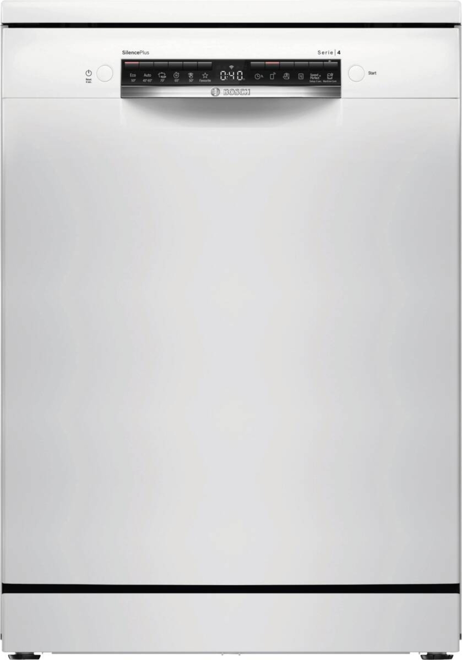 Bosch SMS4EVW08E Geschirrspüler Stand 60 cm weiß mit Besteckschublade