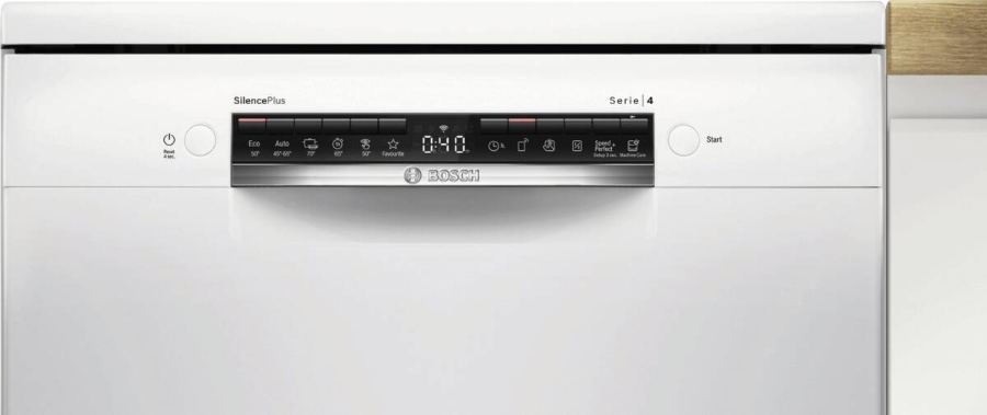 Bosch SMS4EVW08E Geschirrspüler Stand 60 cm weiß mit Besteckschublade