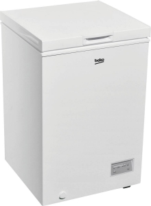 Beko CF100EWN Gefriertruhe 98 Liter, H:84,5cm, B:54,5cm, E 