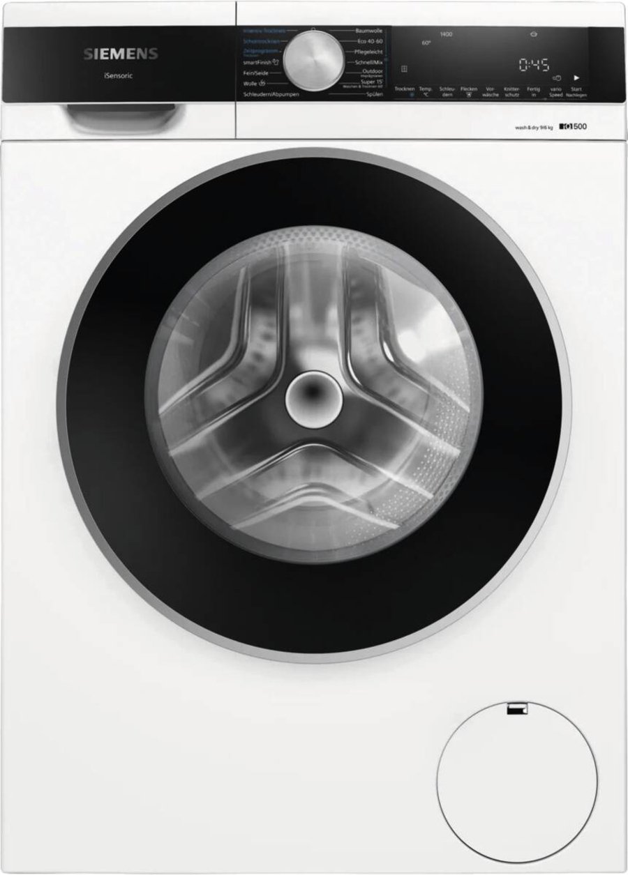 Siemens WN44G242 Waschtrockner weiß 9kg/6kg 