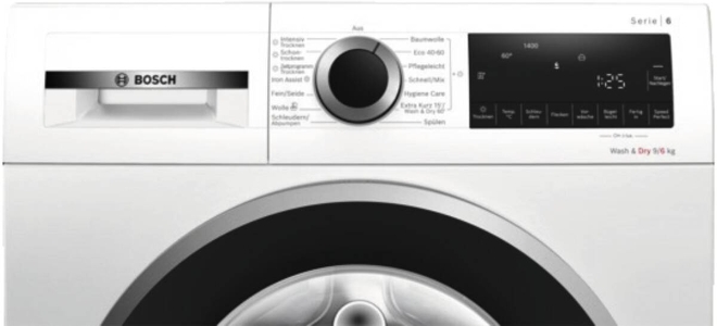 Bosch WNG24442 Waschtrockner Stand 60 cm 9kg/6kg Weiss
