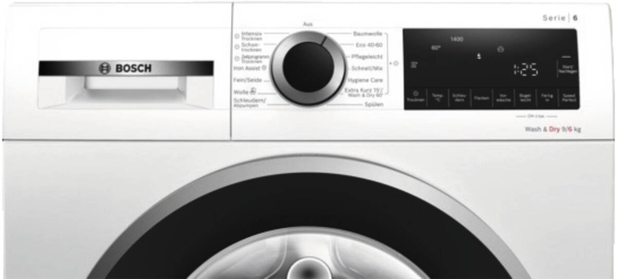 Bosch WNG24442 Waschtrockner Stand 60 cm 9kg/6kg Weiss