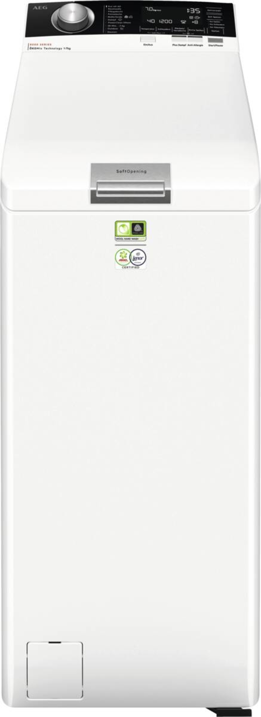 AEG LTR8A80370 Waschmaschine Toplader 1300 U/min 7kg Weiss