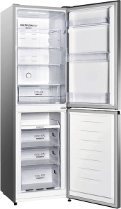 Gorenje NRK418DCS4 Kühl-/Gefrierkombination Stand Edelstahl-Grau NoFrost Plus