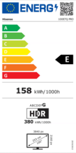 Hisense 100E7Q PRO  QLED-Fernseher 4K Ultra HD, Smart-TV, 4K UHD QLED
