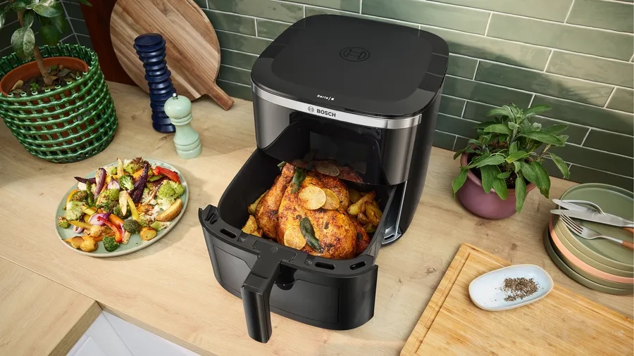 Bosch MAFS2671B Heißluftfritteuse Schwarz 7,2 Liter 