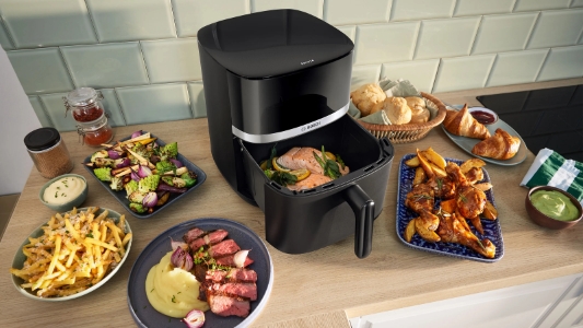 Bosch MAFS2462B Heißluftfritteuse Schwarz 6,1 Liter 