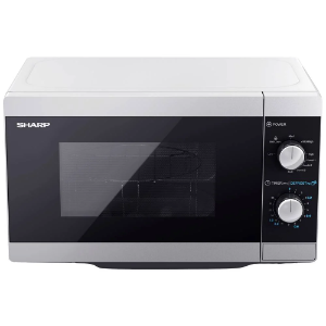 Sharp YC-MG01E-S - Mikrowellenofen mit Grill 20 Liter 800 W Silver/Black