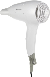 Braun Haircare BRHD385E Haartrockner 2000W, 3 heizstufen, Infrarot-Wärme, D Weiss