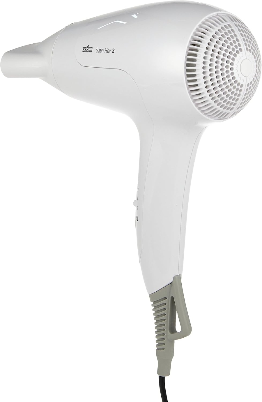 Braun Haircare BRHD385E Haartrockner 2000W, 3 heizstufen, Infrarot-Wärme, D Weiss