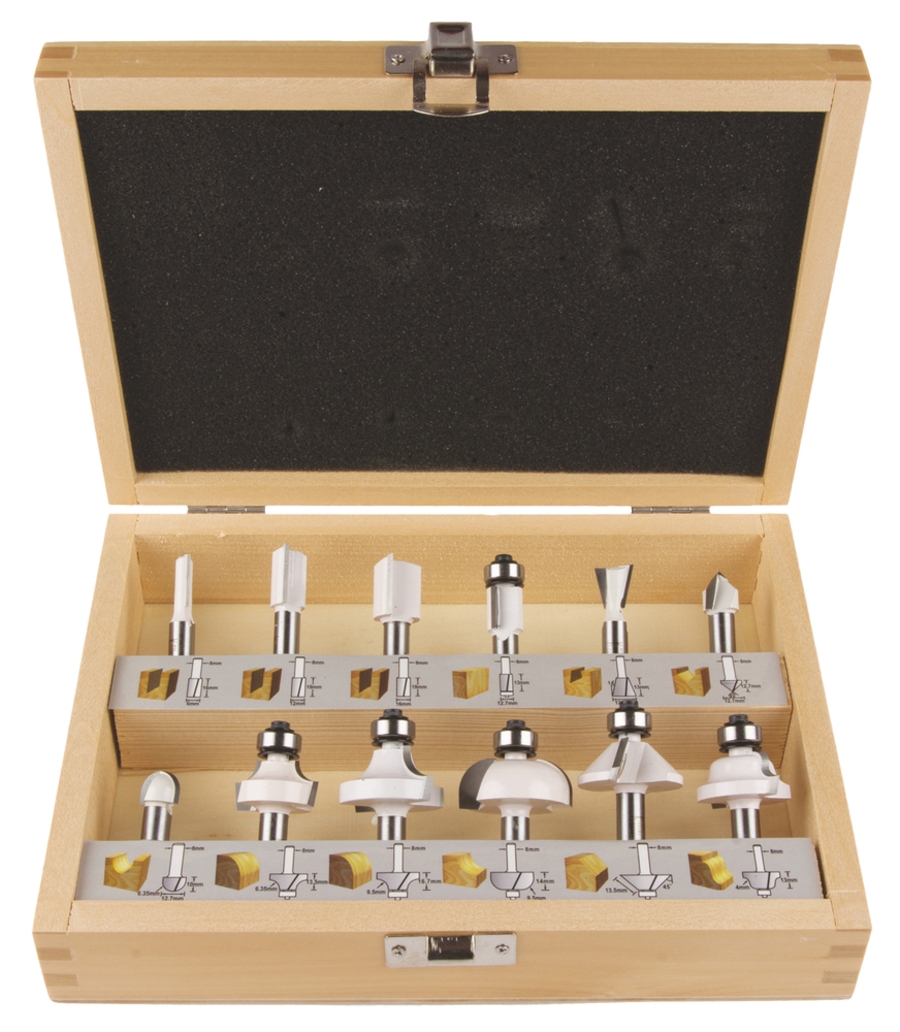 Makita D-53556  Fräser-Set 12 tlg. 8mm • 12 Stk.