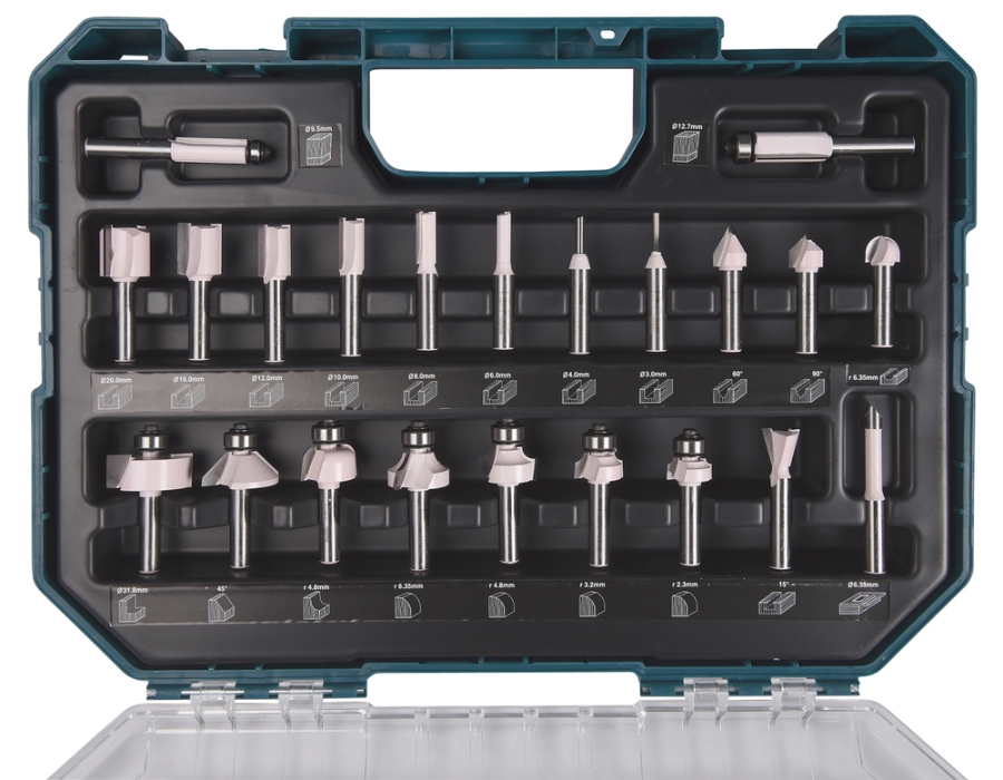 Makita D-74778  Fräser-Set 22-teilig 