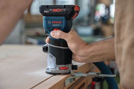 BOSCH Professional GKF 18V-8 Akku-Kantenfräse 06016C2001