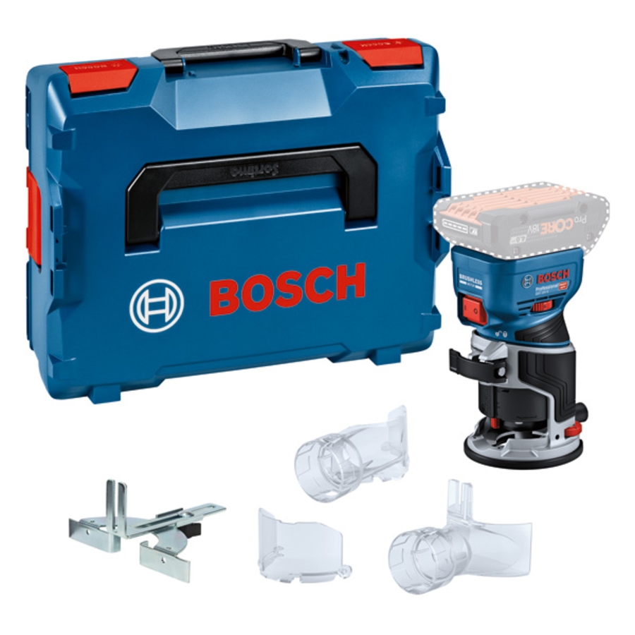 BOSCH Professional GKF 18V-8 Akku-Kantenfräse 06016C2001
