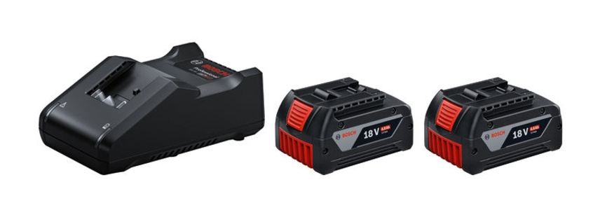 BOSCH Professional 2 x GBA 18V 4.0Ah + GAL 18V-40 1600A019S0 