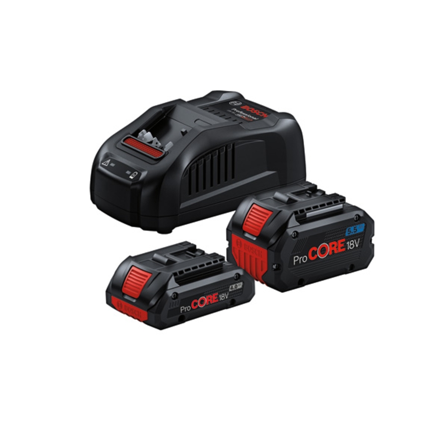 BOSCH Professional 1 x ProCORE18V 4.0Ah + 1 x ProCORE18V 5.5Ah + GAL 1880 CV 1600A0214A 