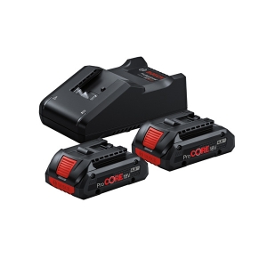 BOSCH Professional 2 x ProCORE18V 4.0Ah + GAL 18V-40 Starter-Set 1600A01BA3