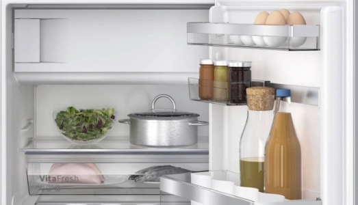 Bosch KUL22ADD0 Unterbau-Einbau Kühlschrank mit Gefrierfach 82cm Nische Weiss