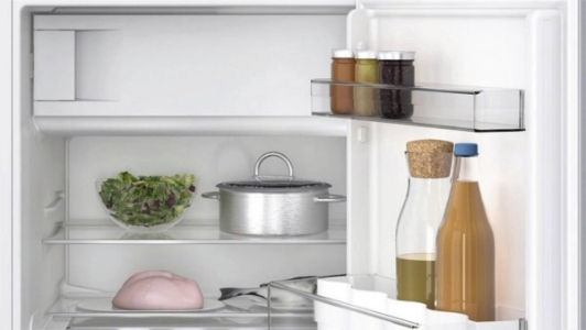 Bosch KUL22VFD0 Einbau-Unterbau Kühlschrank mit Gefrierfach 82 cm Nische Weiss